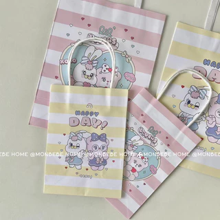 ถุงกระดาษน่ารัก ถุงกระดาษหูหิ้ว rico ลายใหม่พร้อมส่ง