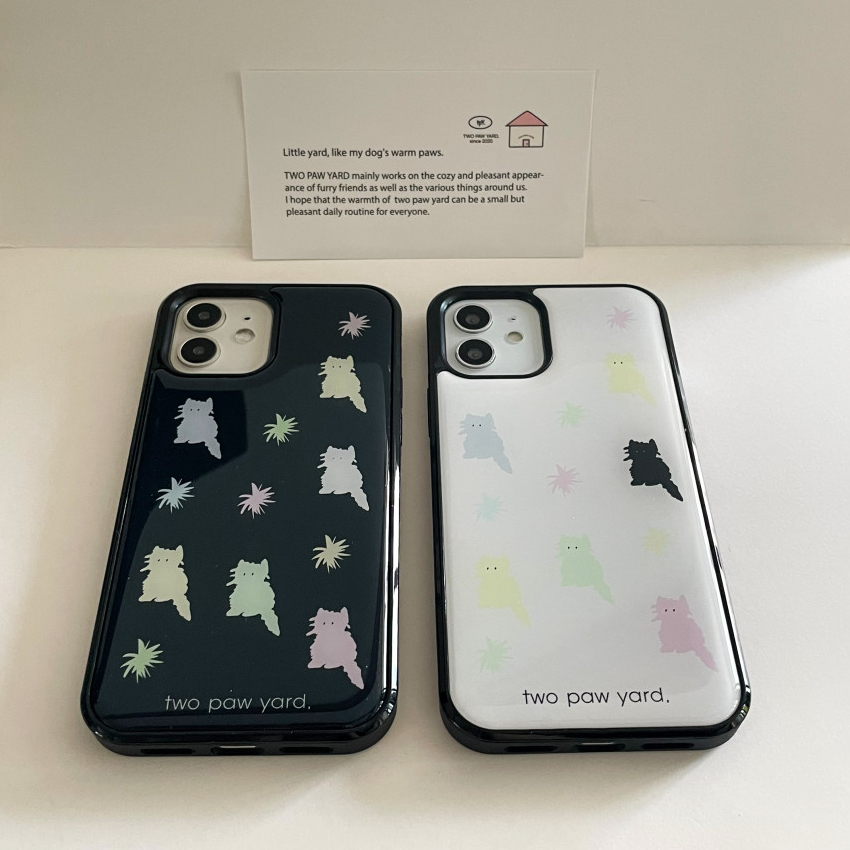 [Pre-order] ꊞ. Two paw yard Epoxy Case | Iphone, Samsung • ของแท้จากเกาหลี •