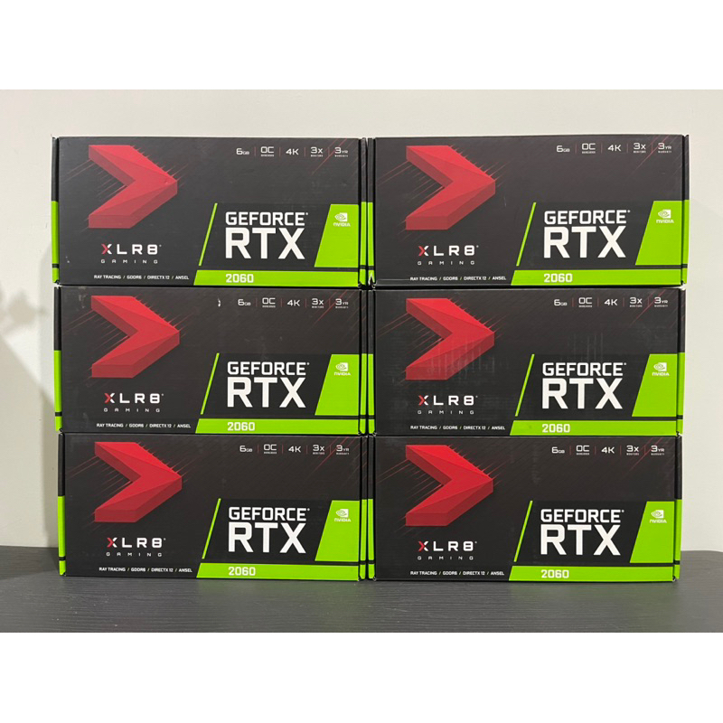 VGA (การ์ดแสดงผล) PNY GeForce RTX 2060 6GB XLR8 Gaming Overclocked Edition มือสอง ประกันศูนย์ไทย