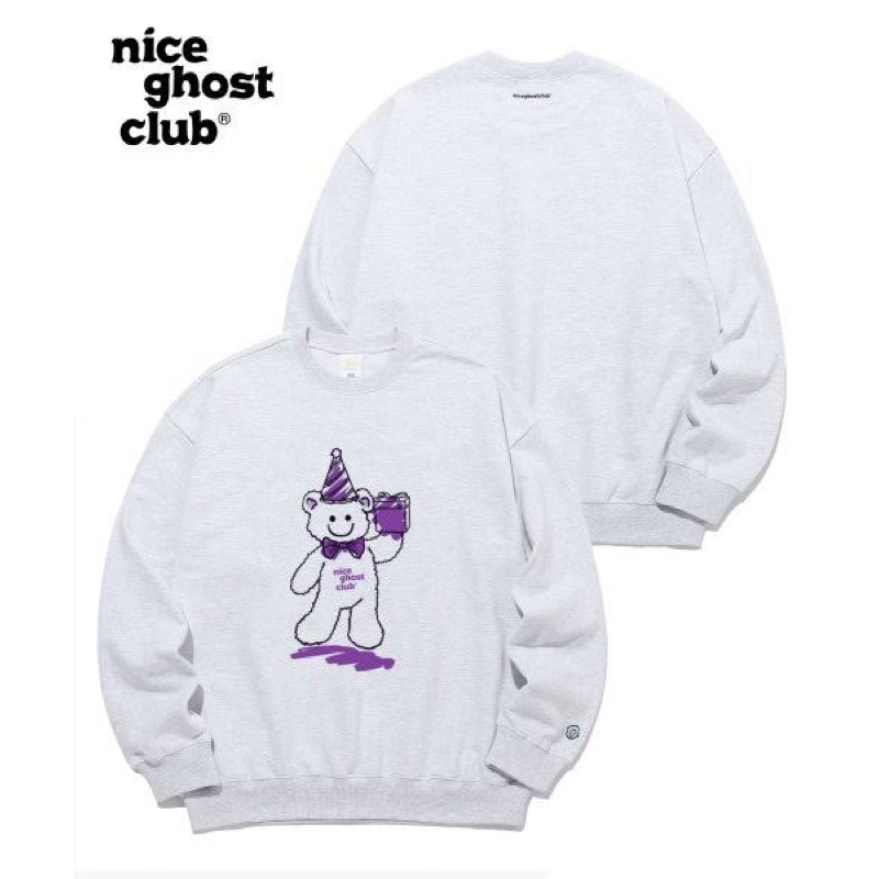 (พร้อมส่ง)nice ghost club แท้💯จากเกาหลี ♡เปลี่ยนสีได้ sweater