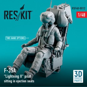 RSF48-0012	USAF pilots F-35A "Lightning II" sitting in ejection seats (3D Printing) (1/48)