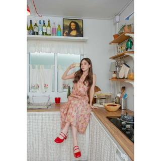 Pamlook Judy dress ลายดอกทิวลิป
