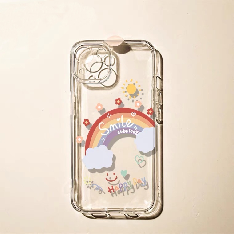 เคสโทรศัพท์ TPU แบบนิ่มสำหรับรุ่น11 13 PRO 14 16 15PROMAX 12 Pro Max 11 8plus 7plus  8 XR X XS Max SE 11Pro Max #133