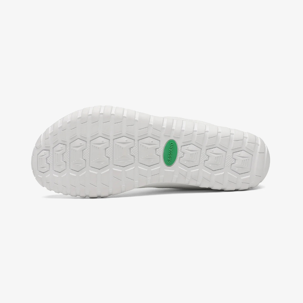 รองเท้า Saguaro Forestep หน้ากว้าง แบบลำลอง สไตล์มินิมอล barefoot shoes สีขาว