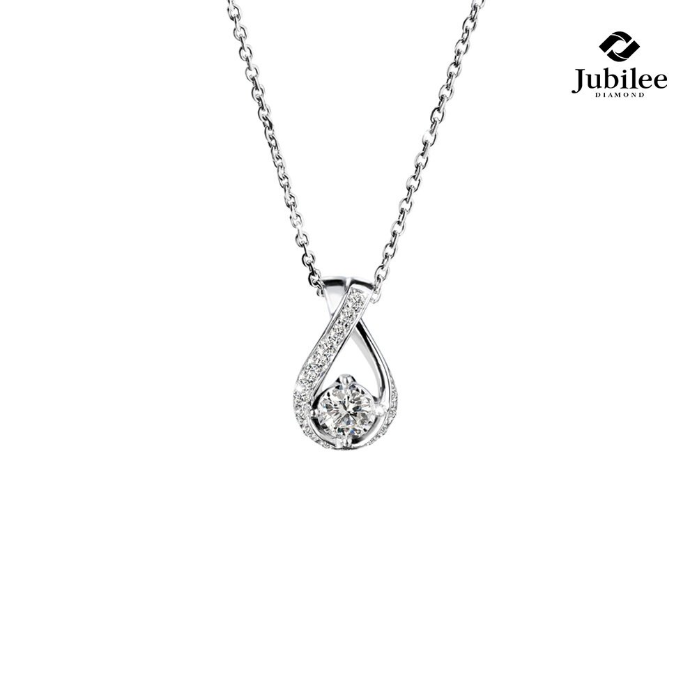 Jubilee Diamond จี้เพชรพร้อมสร้อยคออิตาลี Atelier Infinite Essence Pendant Necklace with Chain เพชรแท้