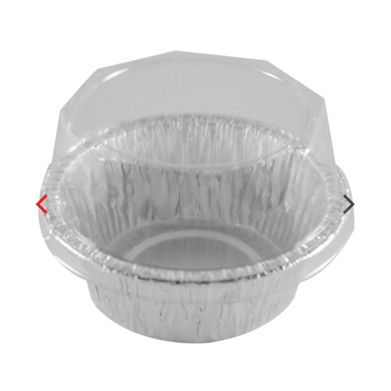 กระทงฟอยล์ 3219-P พร้อมฝา 20ชุด อลูมิเนียม