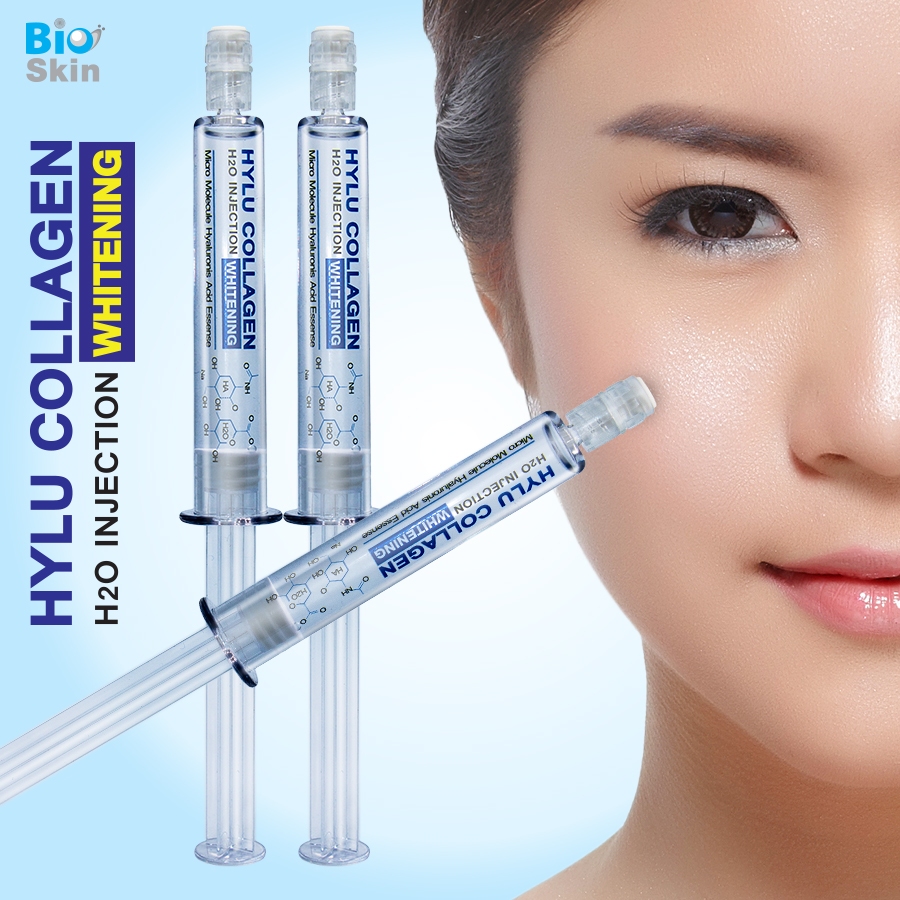 PWP BioSkin Hylu Collagen เซรั่มหน้าใสเมโสคอลลาเจนเหมือนสาวเกาหลี 涂抹水光针 美白保湿精华 BIO水光针