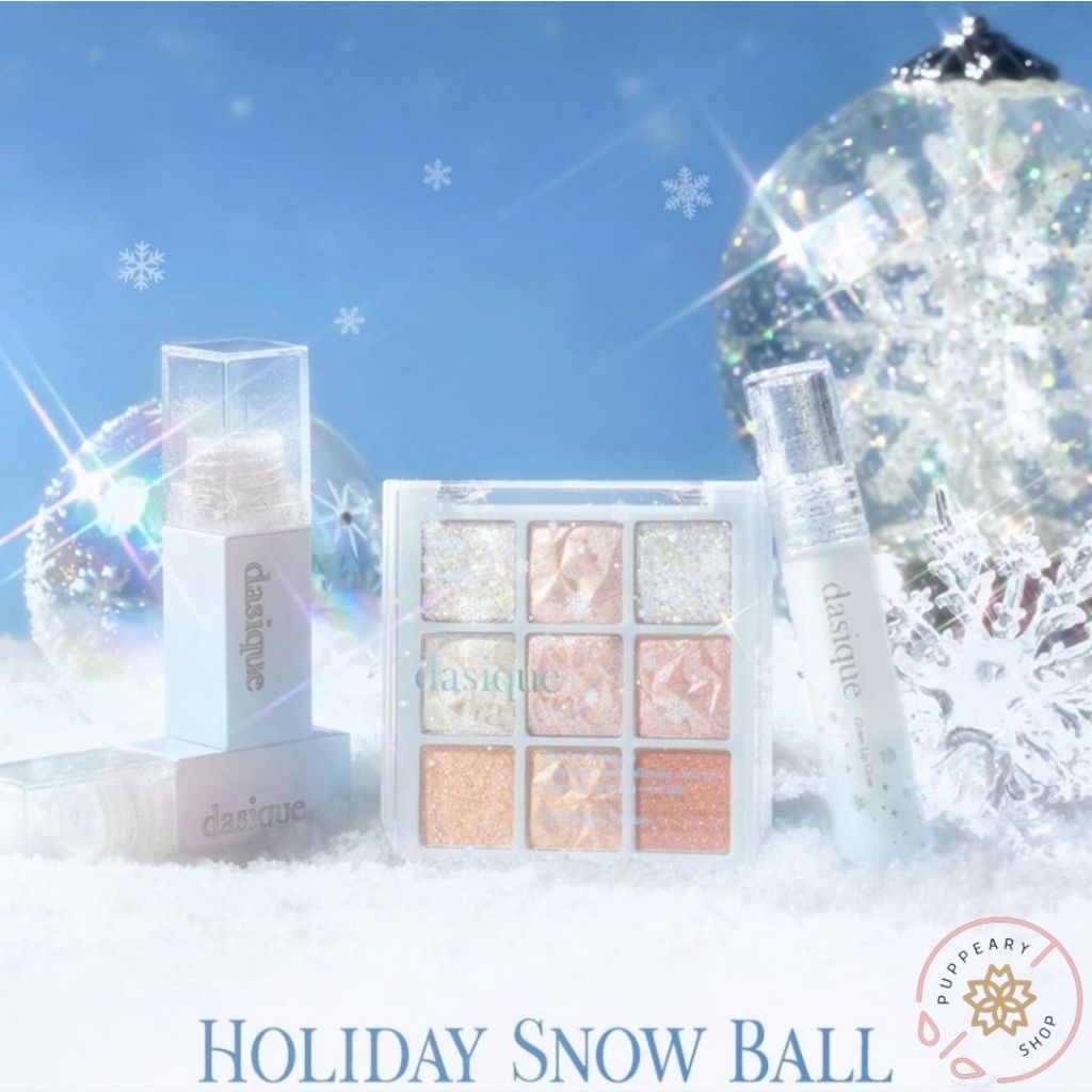 ( แท้/ฉลากไทยพร้อมส่ง /อ่านรายละเอียดก่อนสั่ง) DASIQUE HOLIDAY EDITION PALETTE / JUICY DEWY TINT