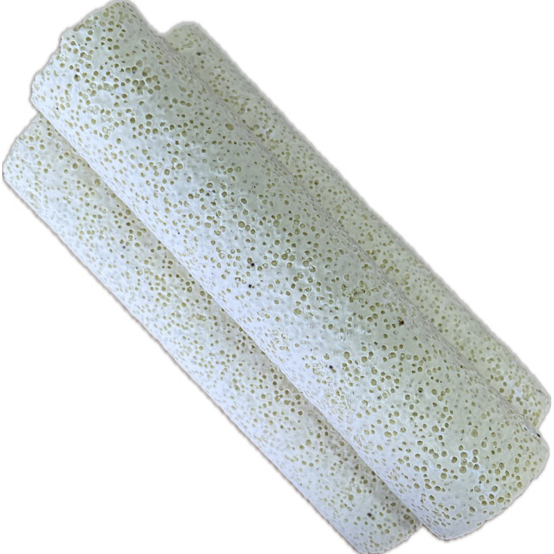 <ยกลัง154แท่ง> CBAR แท่งกลม สีเหลือง  C BAR ตู้ปลา ซีบาร์ เซรามิคบาร์ วัสดุกรองน้ำ