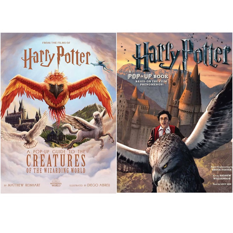 หนังสือ Harry Potter A Pop-Up Guide to the Creatures of the Wizarding World matthew reinhart hogwarts diagon alley book