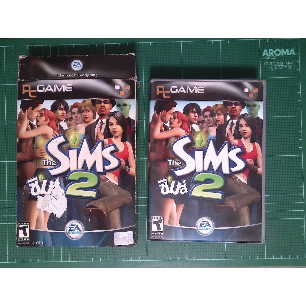 แผ่นแท้ เดอะซิมส์ 2 The sims 2 สภาพกล่องนอกมีตำหนิ