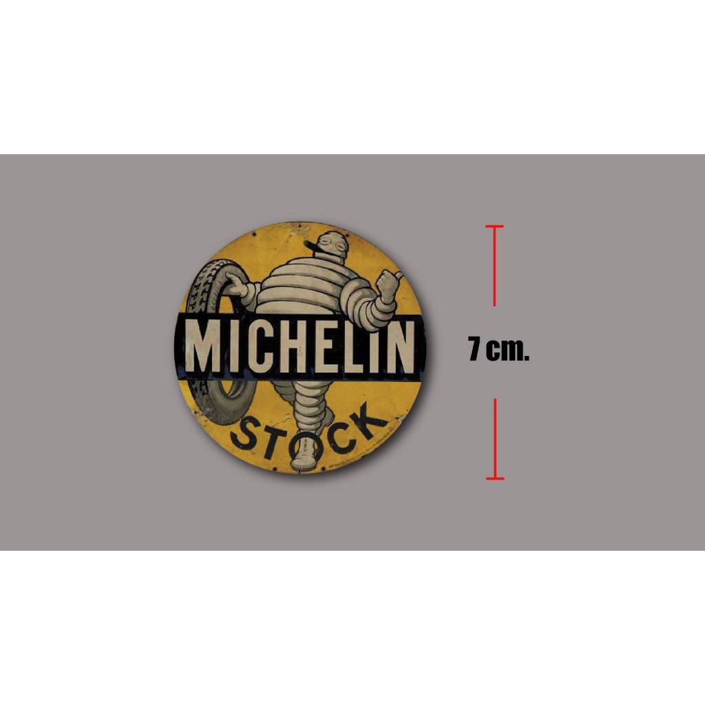 sticker pvc MICHELIN สติกเกอร์ มิชลิน งานออฟเซ็ทแท้ pvc กันน้ำ กันแดด