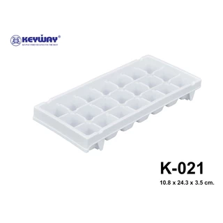 Keyway K-021 ถาดทำน้ำแข็ง 21 ช่อง สไตส์ญี่ปุ่น (ICE TRAY) - รุ่นไม่มีฝาปิด