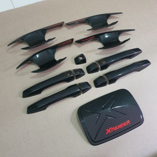 เบ้า มือจับ ฝาถัง MITSUBISHI XPANDER ลายคาร์บอน ใส่ปี 2018 -…