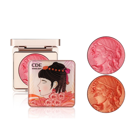 บลัชออน เนื้อฉ่ำวาว เม็ดสีแน่น ติดทน กันน้ำ Smart Girl Reading Blush CDE พร้อมส่งค่ะ