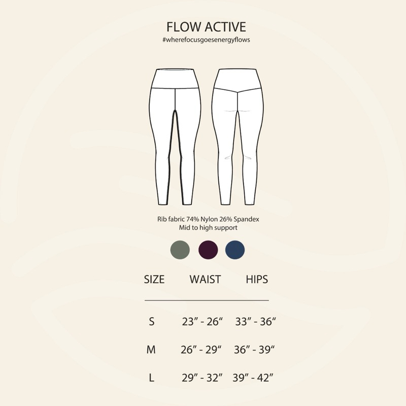 FLOW LEGGING (Deep blue)