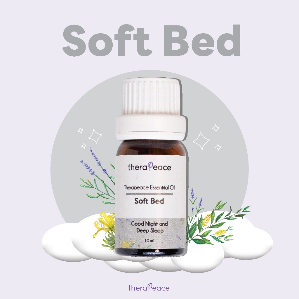น้ำมันหอมระเหย ช่วยให้นอนหลับสนิท Therapeace Soft Bed Essential Oil 10 ml