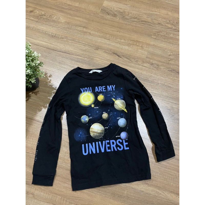 เสื้อดวงดาว universe nasa size 7-8 แท้✔️💯