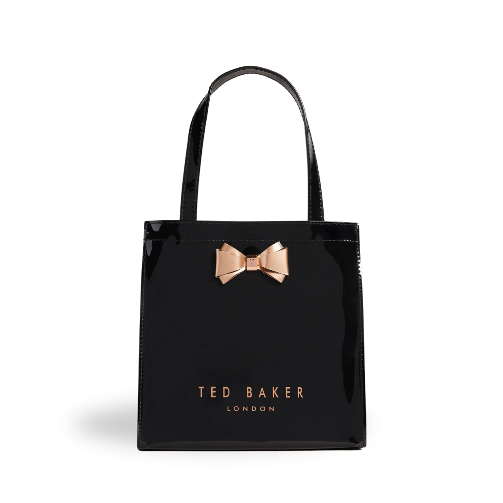ของแท้ 100% 🇬🇧 Ted Baker Aracon Plain Bow Small Icon Bag - Black