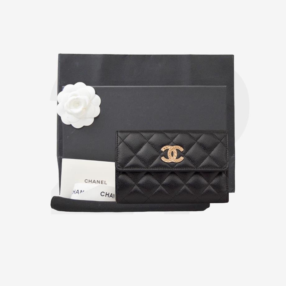 Chanel Trifold Wallet (K230706)