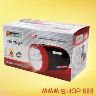 ไฟฉายฉุกเฉิน ไฟพกพา รุ่นYD-888 LED 15+6 ดวง อเนกประสงค์แบบชาร์จไฟบ้าน