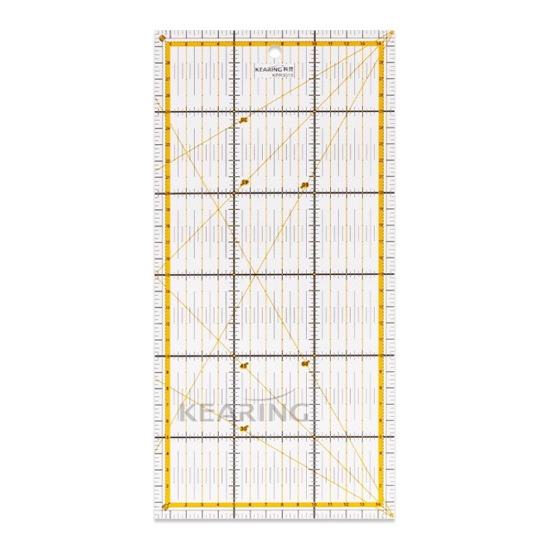 Kearing ไม้บรรทัด quilt , patchwork  ไม้บรรทัดพลาสติกแข็งอะครีลิคหนา 3 มม