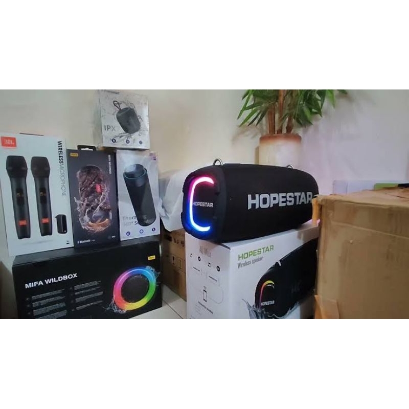 (พร้อมส่งจากไทย)ลำโพงบลูทูธ Hopestar a6 max เสียงดี เบสแน่น