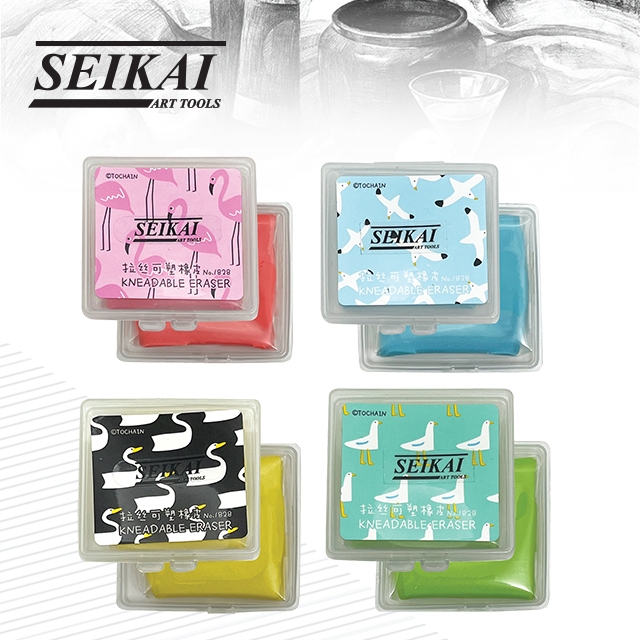 ยางลบปั้นได้ Seikai Kneadable Art Eraser  ยางลบชาร์โคล ยางซับคาร์บอน  ยางลบยืดได้