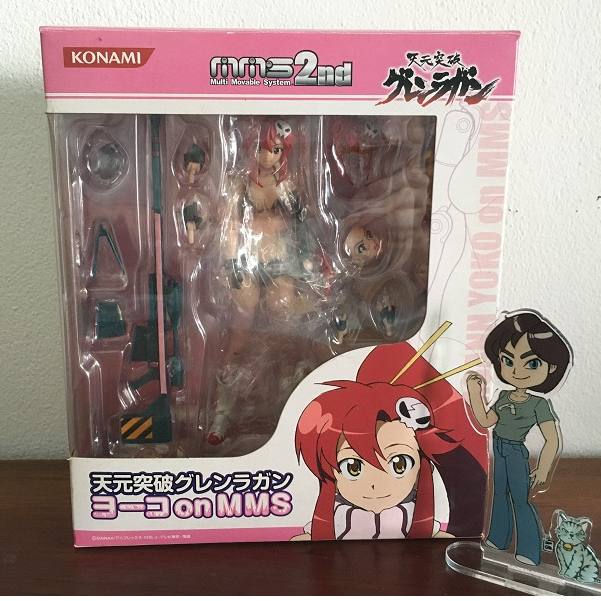 (มือสอง) Tengen Toppa Gurren Lagann Yoko on MMS 2nd Action Figure Konami anime (2007)