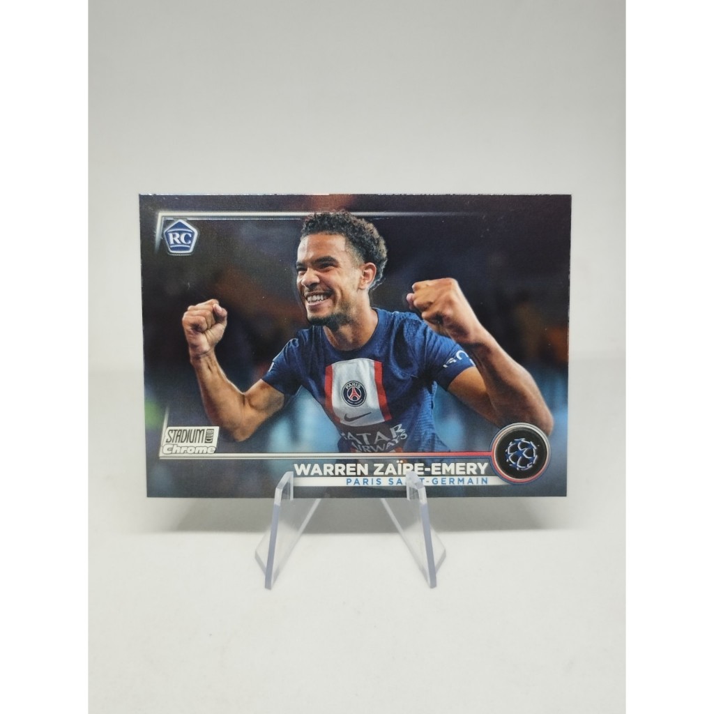 Topps Stadium Club Chrome UEFA Champions League Soccer Cards 2022-23 ราคา ถูกที่สุด ดีลบีเคเค แกลเลอรีภาพที่ 5