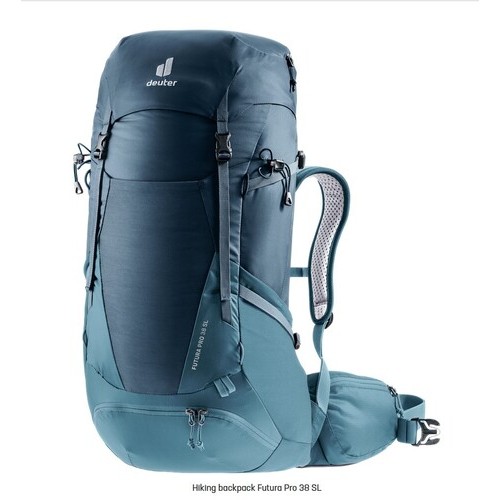 เป้ deuter รุ่น Futura Pro 38SL โลโก้ใหม่ ปี 2023 สีฟ้า Marine Lake