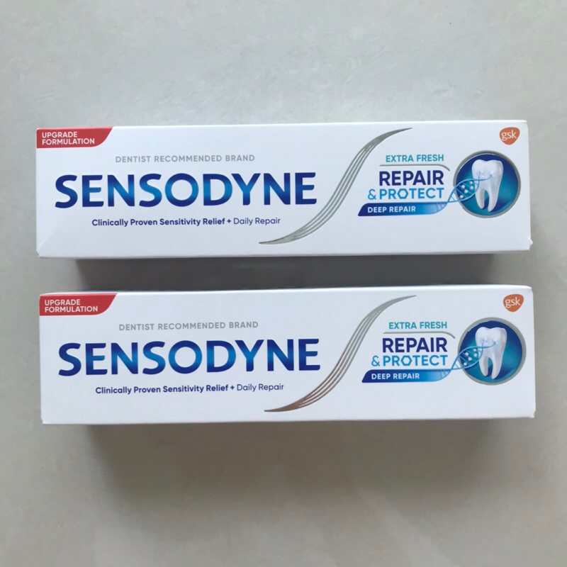 2x Sensodyne Repair & Protect Extra Fresh 100 g • [แพ็คคู่] เซ็นโซดายน์ รีแพร์ & โพรเทคต์ เอ็กซ์ตร้า เฟรช 100 กรัม