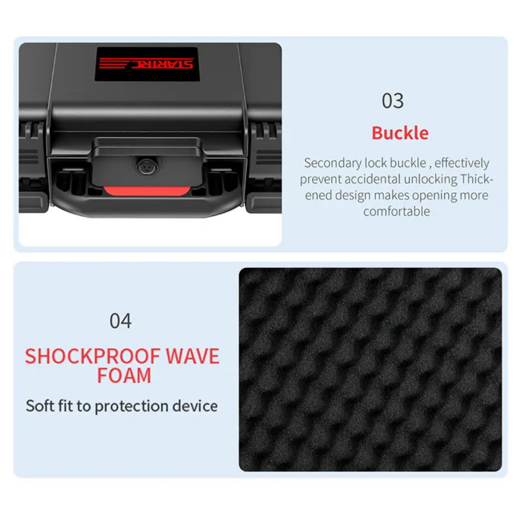 STARTRC เคสแข็ง กันน้ำ กันกระแทก สำหรับ Pocket 3 Waterproof Hard Case for DJI OSMO Pocket 3 action