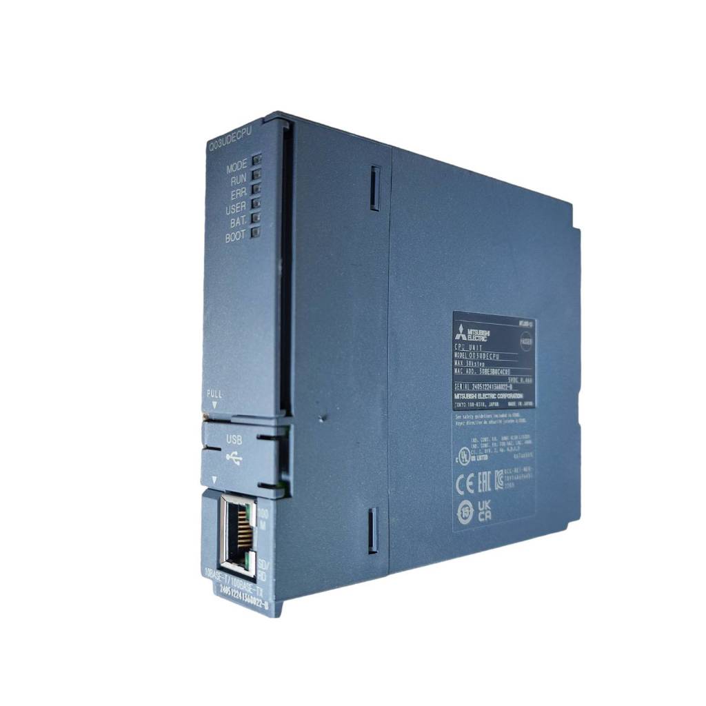 PLC MITSUBISHI  CPU Unit Model Q03UDECPUและ Output Unit QY4 1Pของใหม่ ของแท้100%