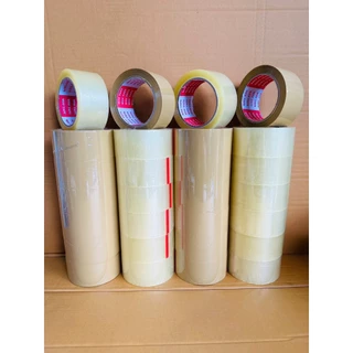 6 ม้วน เทปยาว100 หลาเต็ม กว้าง 2 นิ้ว หนา 42ไมครอน เทปปิดกล่อง Tape opp