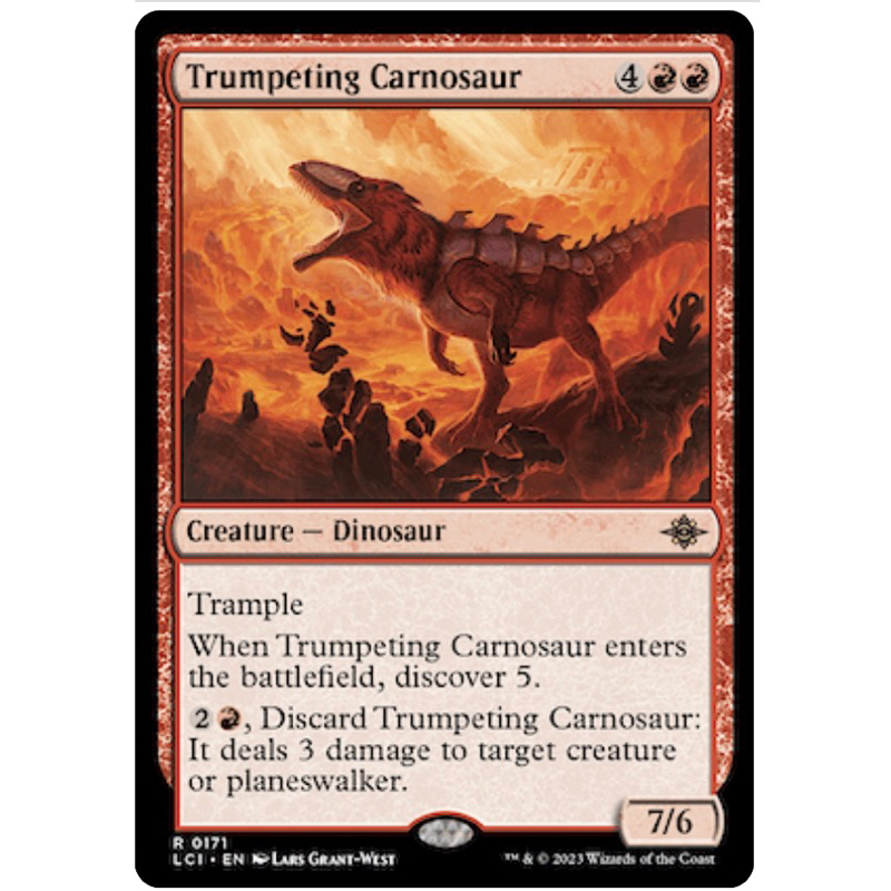 The Lost Caverns of Ixalan: Trumpeting Carnosaur