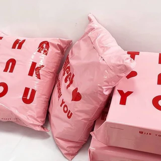 ซองไปรษณีย์ Thank You แพ็ค 100 ใบ สุดคุ้ม ข้อความดีๆ ส่งพลังงานบวก ถุงเหนียว ถุงส่งของ แพ็ตเกจ ห่อของ เหนียว ทน