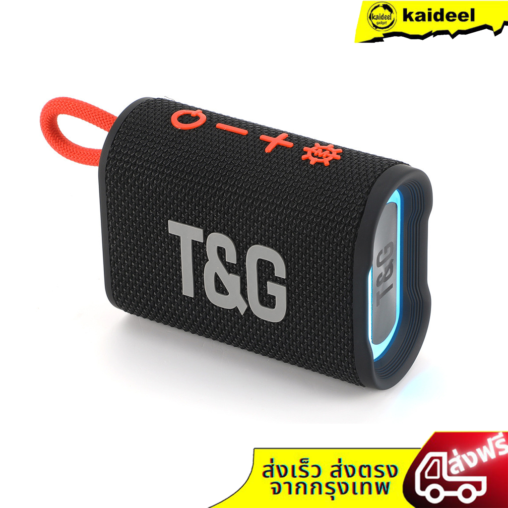 [รับประกัน 3 เดือน] TG396 ลําโพงบลูทูธ แบบพกพา RGB IPX7 Hi-Fi TWS กันน้ํา เบสหนัก เสียงดี