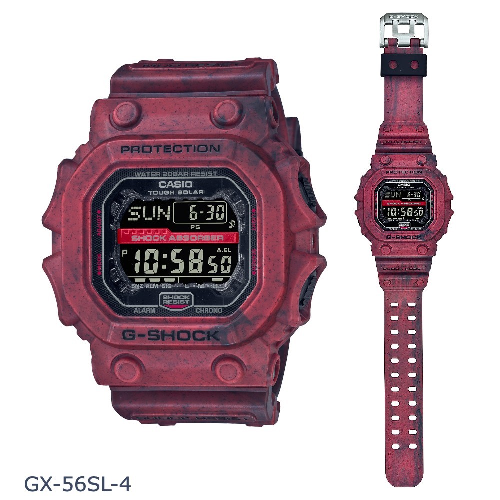 นาฬิกาข้อมือ Casio G-shock Mudman (Tough Solar) รุ่น GX-56 GX-56SL-4 (CMG)