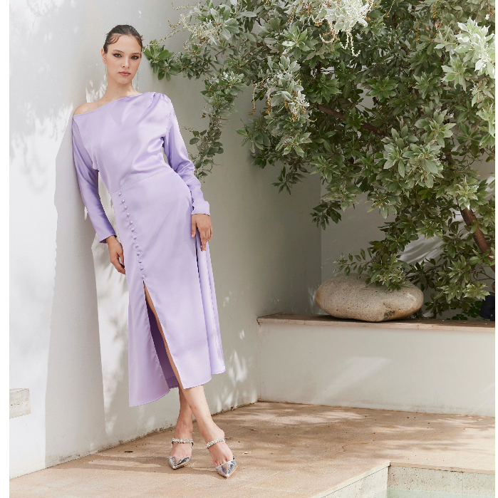 MAVE ATELIER รุ่น Luna Dress Lavender ชุดเดรสไปงาน