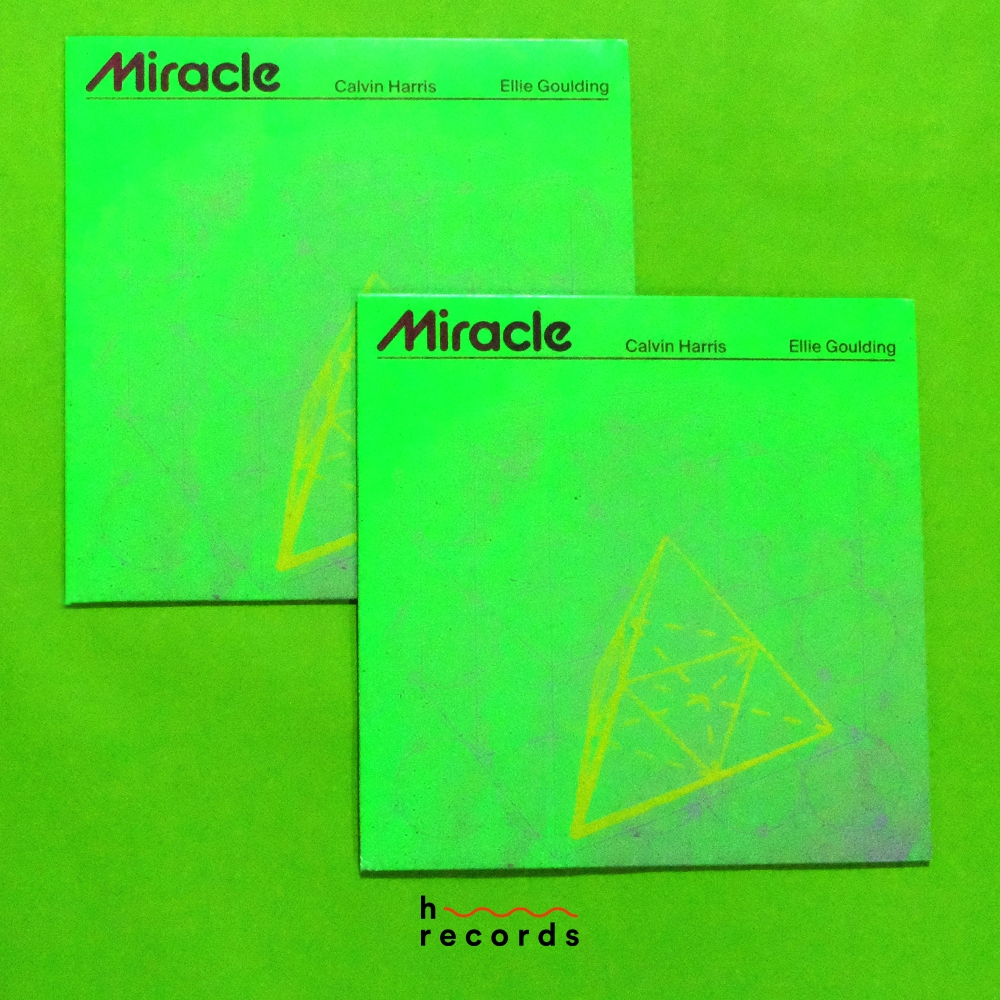 (ส่งฟรี) แผ่นเสียง Calvin Harris & Ellie Goulding - Miracle (12" Black Vinyl)