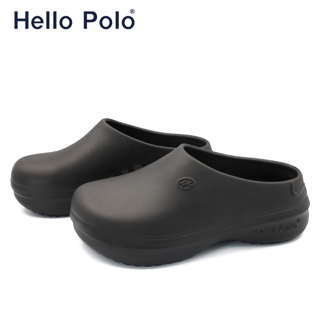 Hello Polo รองเท้าแตะ รองเท้าคัทชู EVA พื้นหนา พื้นนิ่ม กันลื่น แฟชั่นผู้หญิง เหมาะกับพยาบาล HP8009