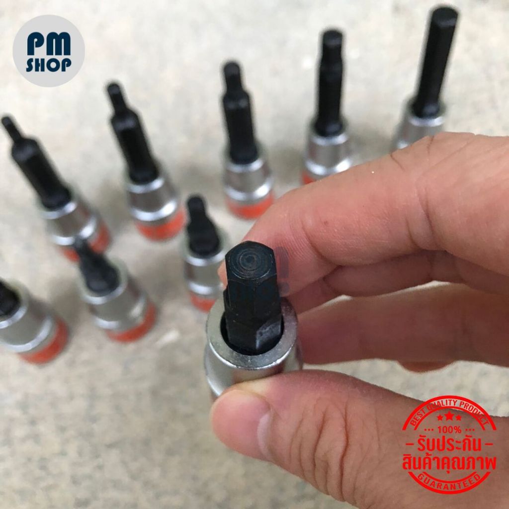 Koche ลูกบล็อกเดือยโผล่ 6เหลี่ยม งานแท้ ลูกบล็อคเดือย รู 1/2 นิ้ว แบบหกเหลี่ยม ลูกบ็อกมีทั้งเดือยสั้นและยาวให้เลือก - รูปที่ 5