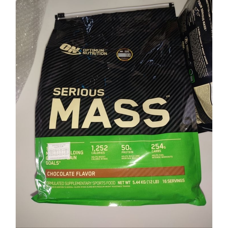 ON Optimum Nutrition Serious Mass Weight Gainer 12 Lbs