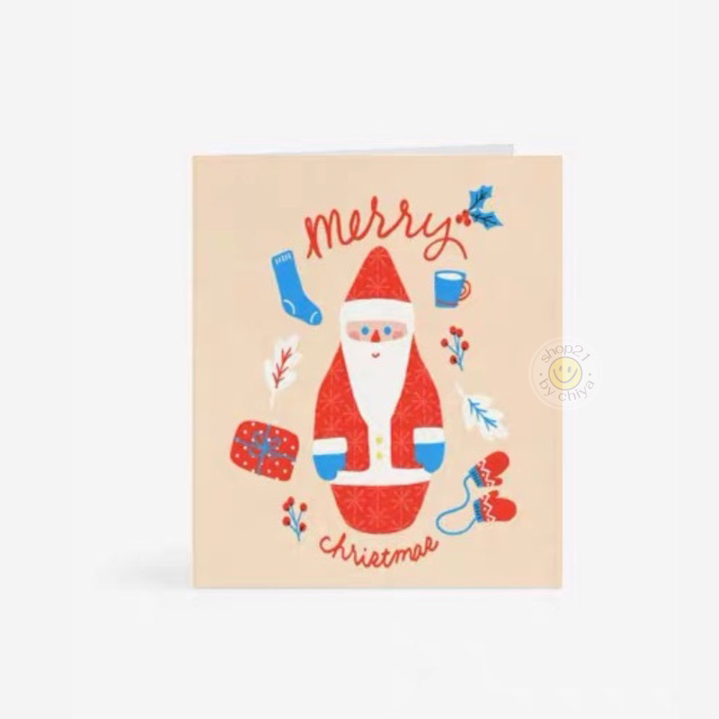 •พร้อมส่ง• การ์ดคริสต์มาส Christmas Card การ์ดอวยพร (ไม่มีซอง)