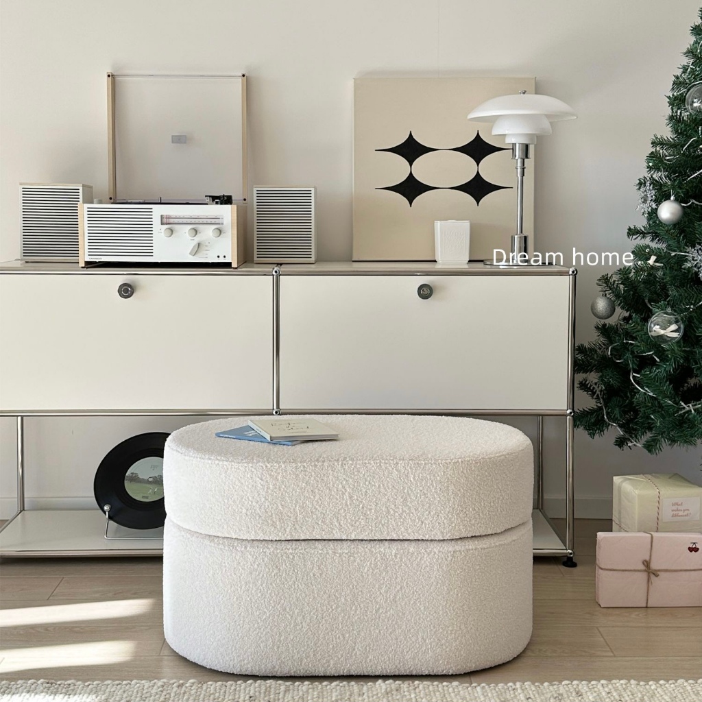 Nordic Stool Storage เก้าอี้สตูลเก็บของได้ ที่เก็บของ กล่องเก็บของ