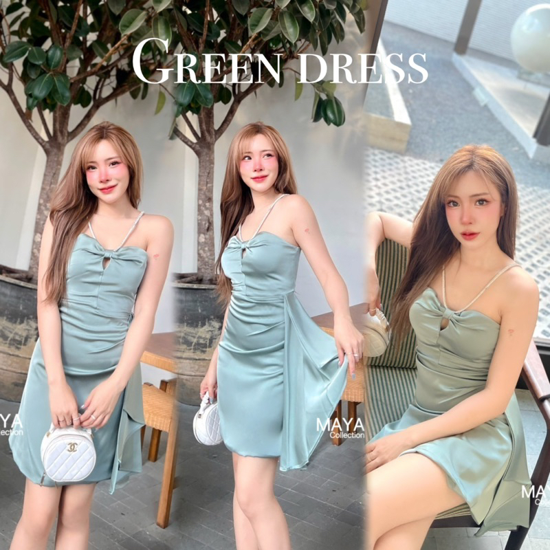 G095 มาเติมแล้ว ชุดเดรสออกงาน เดรสไปปาร์ตี้ วันเกิด ดินเนอร์ก็ได้หลายโอกาส รูปที่ 6