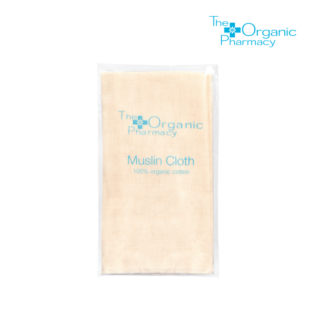 The Organic Pharmacy Organic Muslin Cloth 100% Organic ผ้าฝ้ายมัสลิน ออร์แกนิค 1 ผืน