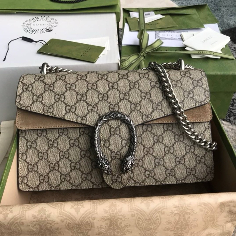 Gucci Dionysus small GG shoulder bag(Ori)เทพ 📌size 27.5x17.5x8.75 cm.