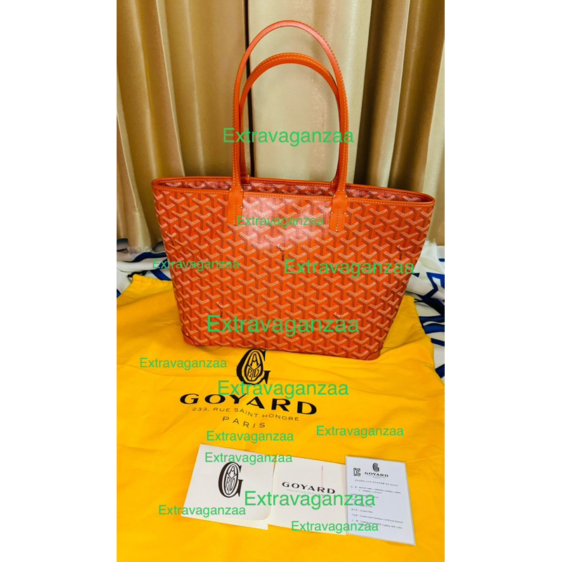 ✨Used Like New❗️✨ Goyard Artois PM Bag Orange ใหม่กริบ แท้100% ชอปเกาหลี